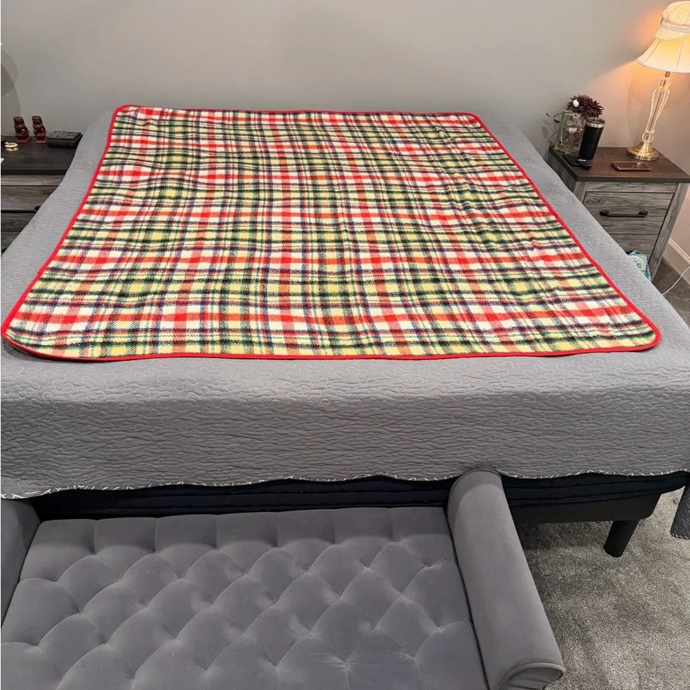 Vintage Scottish “Tartan” Wool Travel Blanket | Lap Rug | Car Rug | Mid-Century